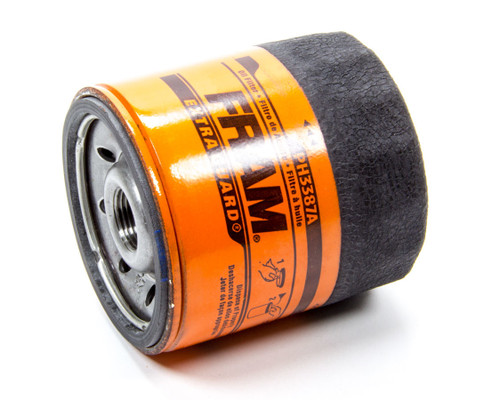 Oil Filter - Extra Guard - Canister - Screw-On - 3.36 in Tall - 18 mm x 1.50 Thread - Steel - Orange Paint - Various Applications - Each
