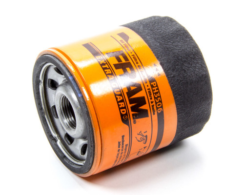 Oil Filter - Extra Guard - Canister - Screw-On - 3.36 in Tall - 13/16-16 in Thread - Steel - Orange Paint - Various Applications - Each