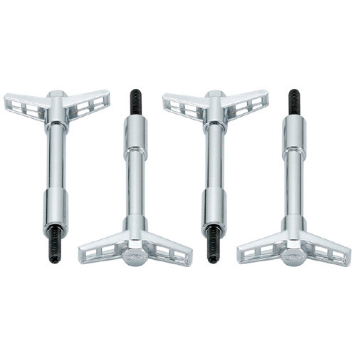 Valve Cover Fastener - Wing Nut - 1/4-20 in Thread - 5.000 in Long - Ford Logo - Steel - Chrome - Set of 4 Valve Cover Fastener - Wing Nut - 1/4-20 in Thread - 5.000 in Long - Ford Logo - Steel - Chrome - Set of 4