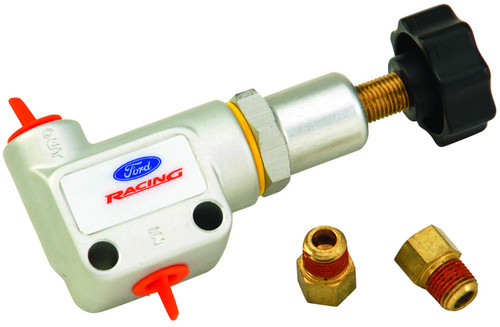 Proportioning Valve - 1/8 in NPT Female Inlet - 1/8 in NPT Female Outlet - Adjustable 100-1000 psi - Knob Type - Aluminum - Natural - Each