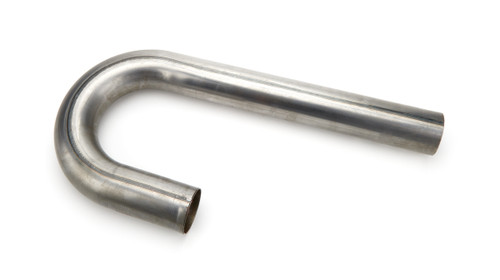 Exhaust Bend - J-Bend - Mandrel - 1.875 in Diameter - 3 in Radius - 3.5 x 12 in Legs - 18 Gauge - Steel - Natural - Each