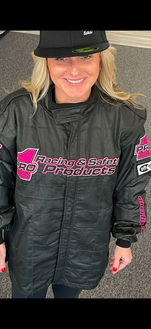 Team Pro 1 Double Layer Nomex 3-2A/5 Jacket w/D-Rings - Pink