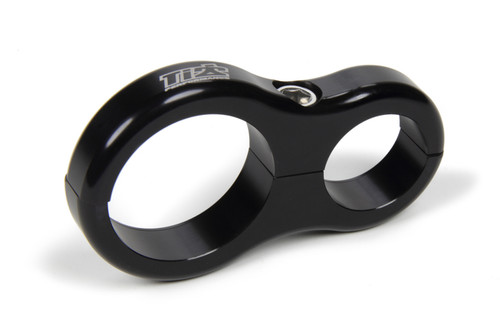 Fuel Filter Bracket - Clamp-On - 1.375 in OD Tubes - 2 in Diameter - Aluminum - Black Anodized - Each Fuel Filter Bracket - Clamp-On - 1.375 in OD Tubes - 2 in Diameter - Aluminum - Black Anodized - Each