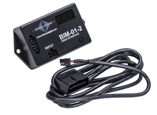 Gauge Interface - Speedometer / Tachometer / Temperature / Check Engine Indicator - OBDII - Plastic - Black - Various Applications - Each