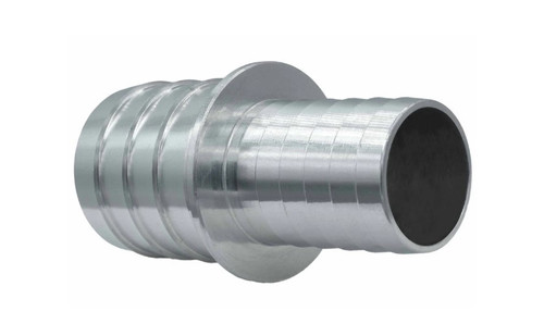 Fitting - Adapter - Straight - 3/4 in Hose Barb to 1 in Hose Barb - Aluminum - Clear Anodized - Each