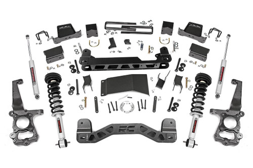Suspension Lift Kit - 6 in Lift - Knuckles / Spacers / Crossmembers / Brackets / Spring Blocks / Hardware / Shocks / Struts - Ford Fullsize Truck 2015-20 - Kit