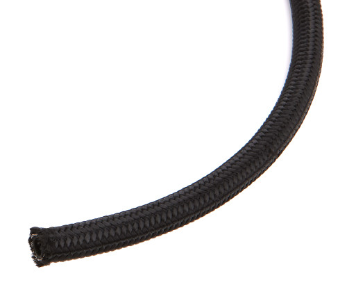 Hose - 230 Series - 6 AN - 20 ft - Braided Nylon / Rubber - Black - Each