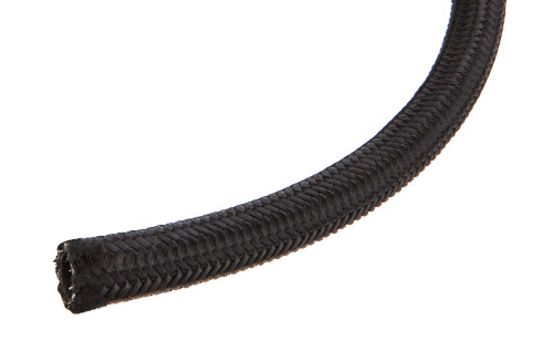 Hose - 230 Series - 10 AN - 10 ft - Braided Nylon / Rubber - Black - Each