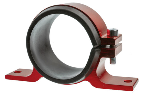 Fuel Filter Bracket - 4651 Series - 2.26 in Diameter - Aluminum - Red Anodized - 4651 Series Fuel Filters - Each Fuel Filter Bracket - 4651 Series - 2.26 in Diameter - Aluminum - Red Anodized - 4651 Series Fuel Filters - Each