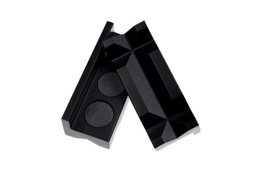 Vise Insert - 568 Series - Vise Jaws - Aluminum - Black Anodized - Pair