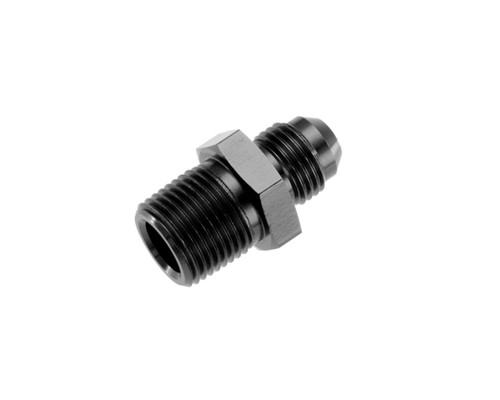 Fitting - Adapter - 816 Series - Straight - 12 AN Male to 3/4 in NPT Male - Aluminum - Black Anodized - Each