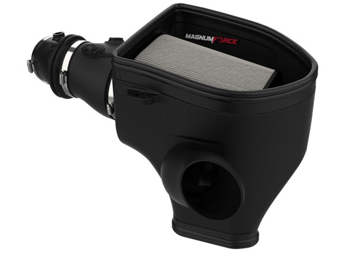 Air Induction System - Magnum FORCE Stage-2 - Reusable Dry Filter - Plastic - Black - Mopar Gen III Hemi - Dodge Challenger 2019-23 - Kit