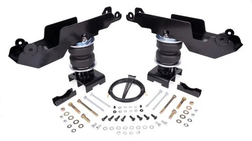 Air Springs - Loadlifter 5000 - Bags / Brackets / Lines / Hardware - 5000 lb Capacity - Black Powder Coat Brackets - Rear - 4WD - Mercedes-Benz Sprinter 2019-24 - Kit