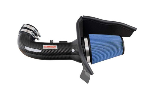 Air Induction System - MaxFlow 5 - Reusable Oiled Filter - Carbon Fiber - Chevy Camaro 2016-23 - Kit