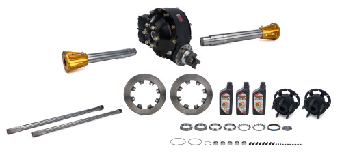 Rear Axle Assembly - Saturday Night Special EZ Series - 10 in Ring Gear - 4.86 Ratio Standard - 60 in Wide - Magnesium Center - Kit