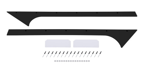 Pillar Post - Front - Plastic - Black - Dirt Late Model - Kit