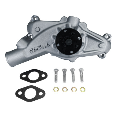 Water Pump - Mechanical - Victor Series - 5/8 in Pilot - Short Design - Aluminum - Satin Powder Coat - Big Block Chevy - Each Water Pump - Mechanical - Victor Series - 5/8 in Pilot - Short Design - Aluminum - Satin Powder Coat - Big Block Chevy - Each