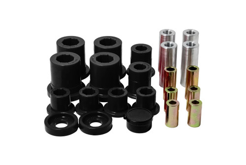 Control Arm Bushing - Hyper-Flex - Front - Lower / Upper - 4WD - Polyurethane - Black - Ram Fullsize Truck 2011-18 - Kit Control Arm Bushing - Hyper-Flex - Front - Lower / Upper - 4WD - Polyurethane - Black - Ram Fullsize Truck 2011-18 - Kit