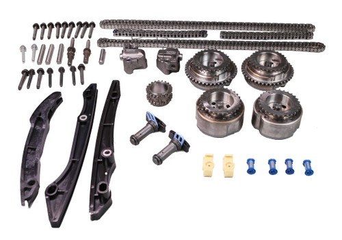 Camshaft Drive Kit - Camshaft VCT Phasers / Chains / Chain Guides / Hardware / Tensioners / Tensioner Arms / Sprocket - Ford Coyote - Ford Mustang 2015-17 - Kit