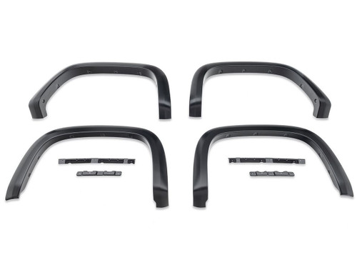 Fender Flare - OE Style - Front / Rear - Plastic - Black - GM Compact Truck 2015-20 - Kit