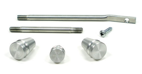Column Dress-Up Kit - Flasher Knob - Turn Lever - Tilt Column Lever - Aluminum - Brushed - GM / Mopar - Kit