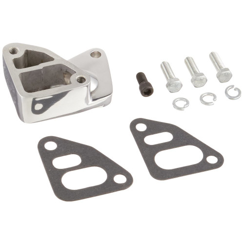 EGR Adapter - Aluminum - Polished - Professional Products Cyclone Manifold - Small Block Chevy - Each