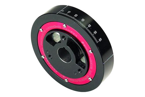 Harmonic Balancer - PowerForce Plus - 6.750 in OD - SFI 18.1 - Steel - Black - External Balance - Small Block Chevy - Each Harmonic Balancer - PowerForce Plus - 6.750 in OD - SFI 18.1 - Steel - Black - External Balance - Small Block Chevy - Each