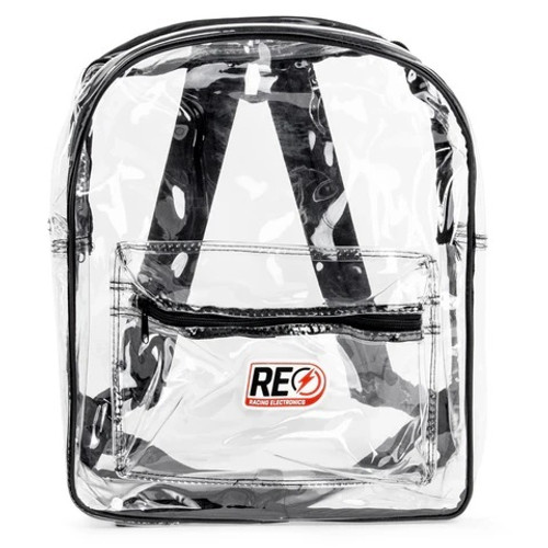 Gear Bag - 14 in Wide - 5 in Deep - 16 in Tall - Backpack - Zipper Closure - Vinyl - Clear - Each