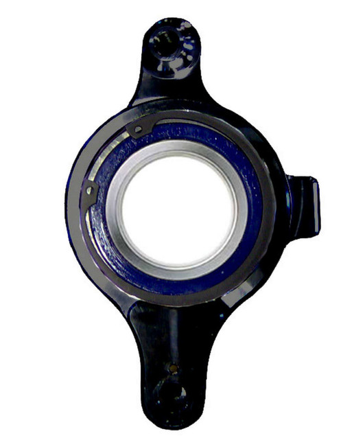 Birdcage - Driver Side - 6 in Bolt Hole Center to Center - Bearing / Bolts / Snap Ring - Aluminum - Black Anodized - Micro / Mini - Kit