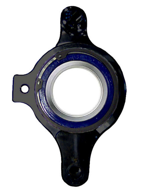 Birdcage - Passenger Side - 1.875 in ID Bearing - 6 in Bolt Hole Center to Center - Bearing / Bolts / Snap Ring - Aluminum - Black Anodized - Micro / Mini - Kit