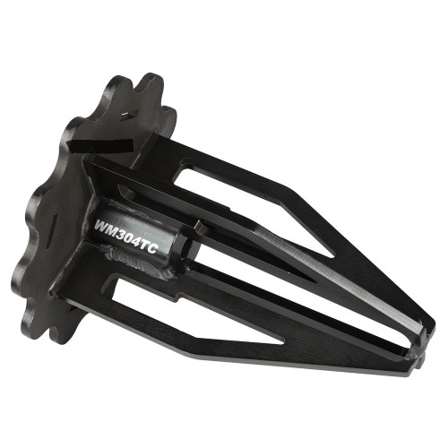 Spring Cup - Driver Side - Upper - Rear - Bolt-On - 6 in Tall - Steel - Black Paint - 5 in OD Spring - Each