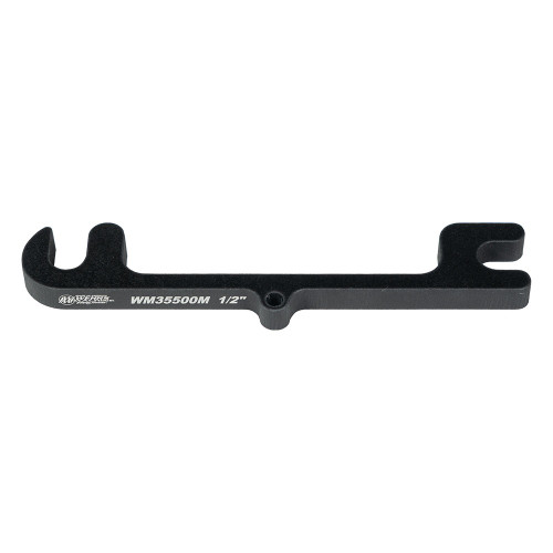 Control Arm Shim - Upper - 6-15/16 in Center to Center Spacing - 1/2 in - Aluminum - Black Anodized - Each