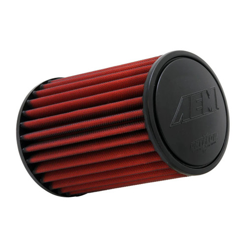 Air Filter Element - DryFlow - Clamp-On - Conical - 6 in Base - 5-1/8 in Top Diameter - 8-1/8 in Tall - 3 in Flange - Synthetic - Red - Universal - Each Air Filter Element - DryFlow - Clamp-On - Conical - 6 in Base - 5-1/8 in Top Diameter - 8-1/8 in Tall - 3 in Flange - Synthetic - Red - Universal - Each