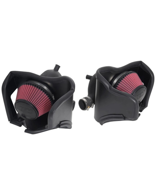 Air Induction System - Cold Air Intake - Reusable Dry Filter - Plastic - Black - Kia Stinger 2020-23 / Genesis G70 2024 - Kit