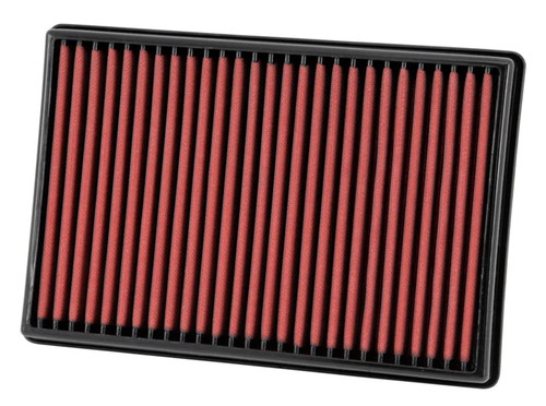 Air Filter Element - Dryflow - Panel - 13-13/16 x 9-3/8 in - 1-5/8 in Tall - Synthetic - Red - Dodge Ram Fullsize Truck 2002-16 - Each