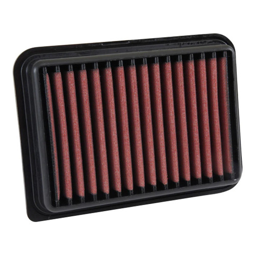 Air Filter Element - DryFlow - Panel - 9.594 x 6.906 in - 1.469 in Tall - Synthetic - Red - Various Toyota Applications - Each