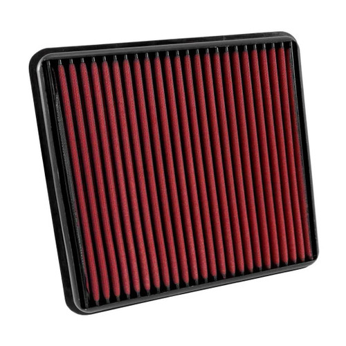 Air Filter Element - DryFlow - Panel - 12.75 x 12 in - 1.5 in Tall - Synthetic - Red - Various Toyota / Lexus Applications - Each