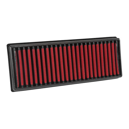Air Filter Element - DryFlow - Panel - 12.688 x 5.063 in - 1.5 in Tall - Synthetic - Red - Various Audi Applications - Each
