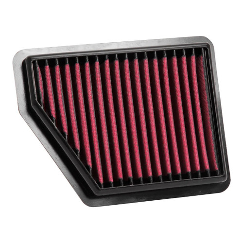 Air Filter Element - DryFlow - Panel - 9.281 in x 7.219 in - 1.5 in Tall - Synthetic - Red - Honda Civic 2016-25 / HR-V 2024-25 - Each