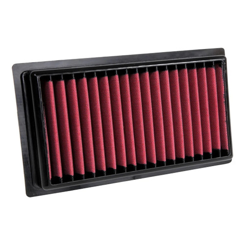 Air Filter Element - DryFlow - Panel - 10.625 in x 5.938 in - 1.563 in Tall - Synthetic - Red - Subaru BRZ / Toyota GR86 2017-25 - Each