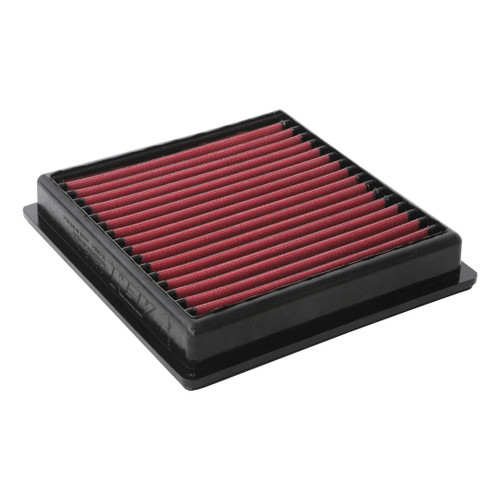 Air Filter Element - DryFlow - Panel - 9.125 in x 8.656 in - 1.563 in Tall - Synthetic - Red - Various Subaru Applications - Each