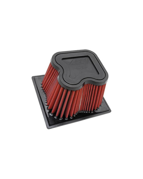 Air Filter Element - DryFlow - Unique - 9.75 x 11 in - 6.5 in Tall - Synthetic - Red - 5.9 / 6.7 L - Dodge Cummins - Dodge Ram Fullsize Truck 2003-12 - Each