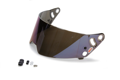 Helmet Shield - Anti-Scratch - Blue Mirrored - 289 SRV Style - Vador Model Helmets - Each