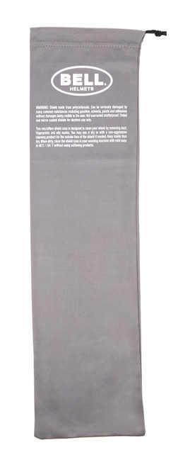 Helmet Shield Bag - Microfiber - Gray - Each Helmet Shield Bag - Microfiber - Gray - Each
