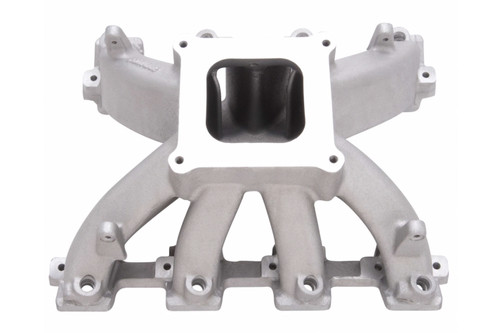 Intake Manifold - Super Victor LS3 - Square Bore - Single Plane - Rectangle Port - Aluminum - Natural - GM LS-Series - Each