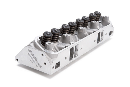Cylinder Head - Performer RPM - Assembled - 2.020 / 1.600 in Valves - 171 cc Intake - 63 cc Chamber - 1.460 in Springs - Angle Plug - Aluminum - Small Block Mopar - Each