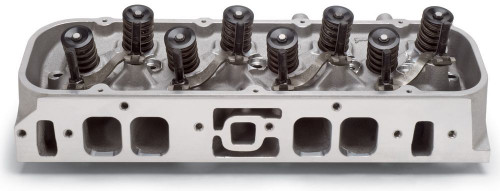 Cylinder Head - Performer RPM - Assembled - 2.190 / 1.880 in Valves - 290 cc Intake - 110 cc Chamber - 1.550 in Springs - Angle Plug - Aluminum - Big Block Chevy - Each