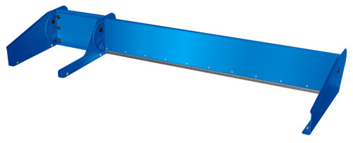 Spoiler - MD3 - 56 x 8 in - 32 x 8.25 Breakaway - 2-Piece - Aluminum / Plastic - Chevron Blue Powder / Natural - Dirt Late Model - Kit Spoiler - MD3 - 56 x 8 in - 32 x 8.25 Breakaway - 2-Piece - Aluminum / Plastic - Chevron Blue Powder / Natural - Dirt Late Model - Kit