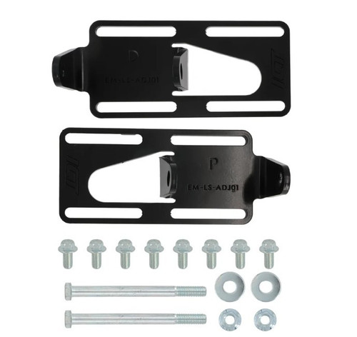 Motor Mount - Bolt-On - Steel - Black Powder Coat - GM LS-Series - GM F-Body 1970-81 - Kit