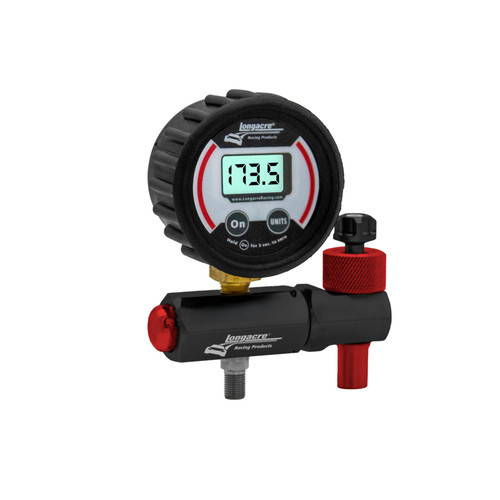Shock Inflator and Gauge - 0-300 psi - Digital - Black / Silver Face - Controlled Flow Inlet - Each Shock Inflator and Gauge - 0-300 psi - Digital - Black / Silver Face - Controlled Flow Inlet - Each